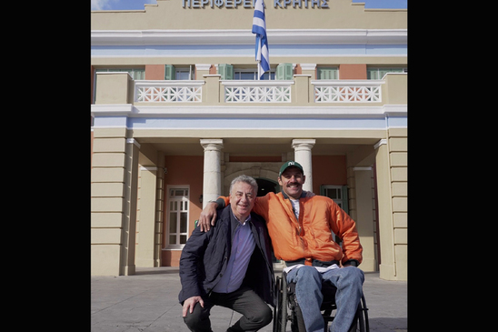 Image: Οδοιπορικό στα έργα του ΕΣΠΑ στην Κρήτη με ξεναγό τον Παραολυμπιονίκη Αντώνη Τσαπατάκη