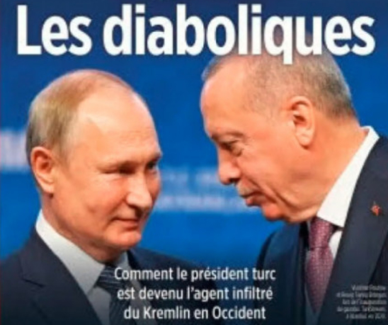 Image: Le Point: «Οι διαβολικοί» – Καυστικό εξώφυλλο για Πούτιν και Ερντογάν