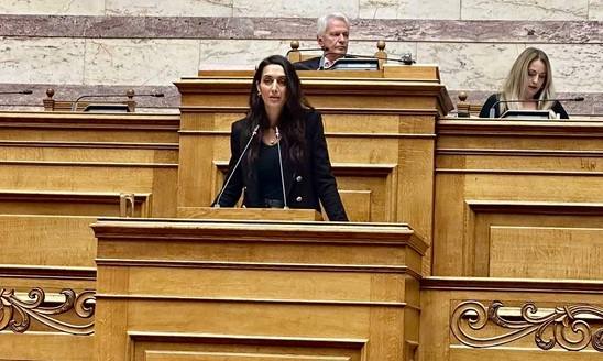 Image: Η Κ. Σπυριδάκη στην Ολομέλεια της Βουλής για το Νομοσχέδιο για τα ΙΕΚ