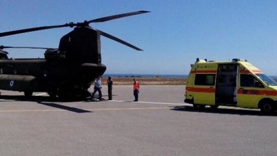 Image: Πρώτη αεροδιακομιδή ασθενών από τη Βόρεια Ελλάδα στην Αθήνα