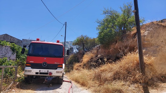 Image: Φωτιά στη Βασιλική Ιεράπετρας- Τέθηκε γρήγορα υπό έλεγχο