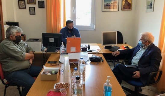 Image: Επίσκεψη Θραψανιώτη στο Παλαίκαστρο