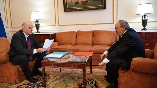 Image: Συνάντηση Γ. Μαρίνου με τον Υπουργό Εξωτερικών