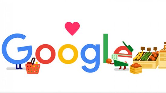 Image: Google doodle: Το «ευχαριστώ» στους εργαζόμενους σε καταστήματα τροφίμων