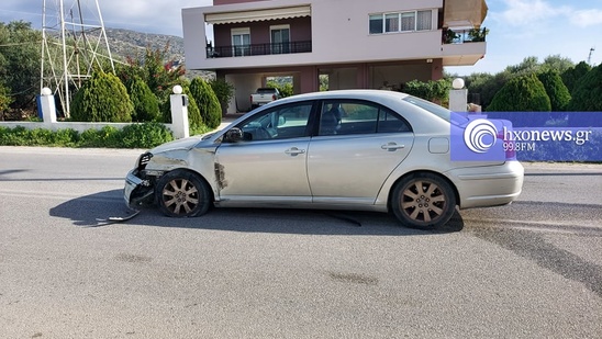 Image: Τροχαίο με υλικές ζημιές στο 2ο χλμ Ιεράπετρας - Αγίου Νικολάου