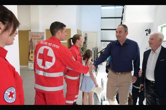 Image: Γ. Πλακιωτάκης: Η προσφορά του Ελληνικού Ερυθρού Σταυρού είναι διαχρονική και τεράστια