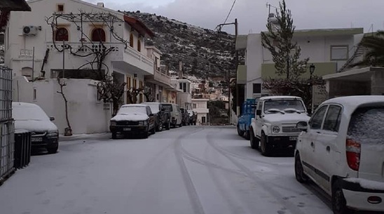 Image: Το' στρωσε στα ορεινά της Ιεράπετρας  - video / φωτογραφίες