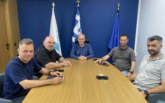 Image: Ιεράπετρα: Συνάντηση του Δημάρχου με την Ένωση Αστυνομικών Υπαλλήλων Λασιθίου