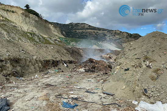 Image: Καταγγελία για παράνομη καύση απορριμμάτων στον ΣΜΑ Ιεράπετρας
