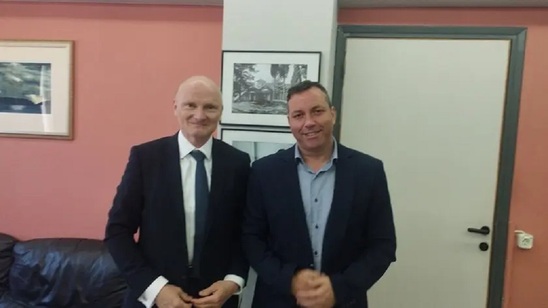 Image: Τον Δήμαρχο Αγίου Νικολάου επισκέφθηκε ο πρέσβης της Ομοσπονδιακής Δημοκρατίας της Γερμανίας στην Ελλάδα