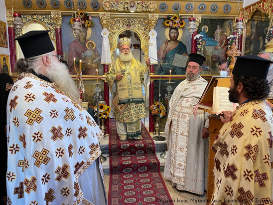 Image: Λαμπρή η πανήγυρη της Ιεράς Μονής Παναγίας Εξακουστής Μαλλών Ιεράπετρας