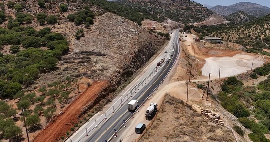 Image: Νέα διακοπή κυκλοφορίας στο τμήμα του ΒΟΑΚ Νεάπολη - Άγιος Νικόλαος