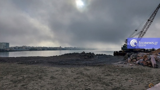Image: Τοπίο στην ομίχλη η ανοιξιάτικη Ιεράπετρα σήμερα