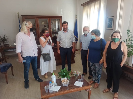 Image: Επίσκεψη Θραψανιώτη στον νέο Αντιπεριφερειάρχη Λασιθίου κ. Γιάννη Ανδρουλάκη