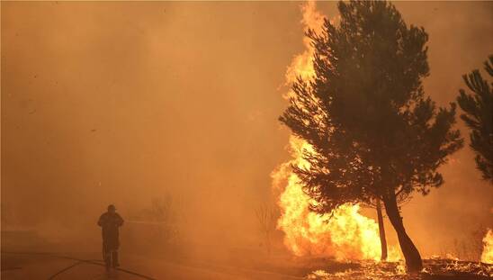 Image: Σε πύρινο κλοιό η χώρα: Μαίνονται οι πυρκαγιές σε Ηλεία, Έβρο και Λέσβο - Μάχη με τις φλόγες και τις αναζωπυρώσεις