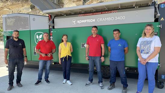 Image: Παραδόθηκε η νέα μονάδα διαχείρισης βιοαποβλήτων στην Ιεράπετρα