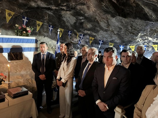 Image: Χαιρετισμός Αντιπεριφερειάρχη Λασιθίου στην επέτειο του σπηλαίου της Μιλάτου
