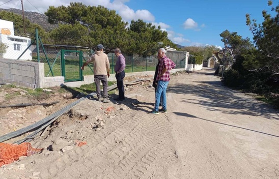 Image: Αυτοψία στο αντιπλημμυρικό έργο των Φερμών έκανε ο Δήμαρχος Ιεράπετρας