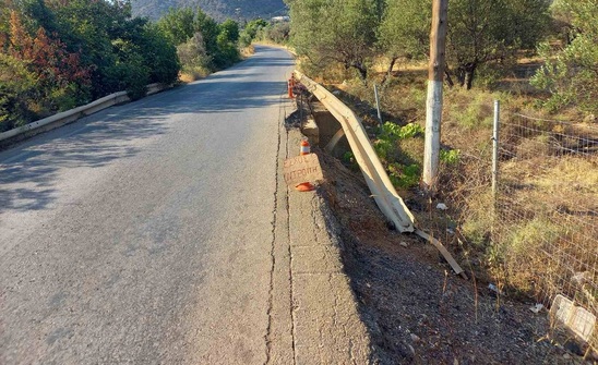 Image: Σίσι Λασιθίου: "Καμπανάκι" για επικίνδυνο σημείο στην είσοδο του οικισμού