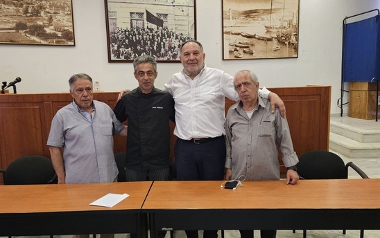 Image: Περιοδεία Κουράκη στο Ρέθυμνο - Συνάντηση με Μαρινάκη, Λιονή και Εργατικό Κέντρο