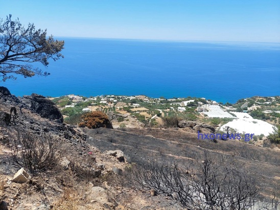 Image: Έρευνα για την φωτιά στην Ιεράπετρα – Στο μικροσκόπιο ένα άτομο