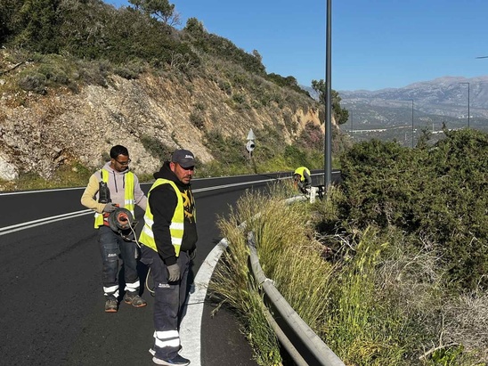 Image: Νέα στηθαία ασφαλείας και επέκταση φωτισμού στον δρόμο Παχειά Άμμος – Άγιος Νικόλαος