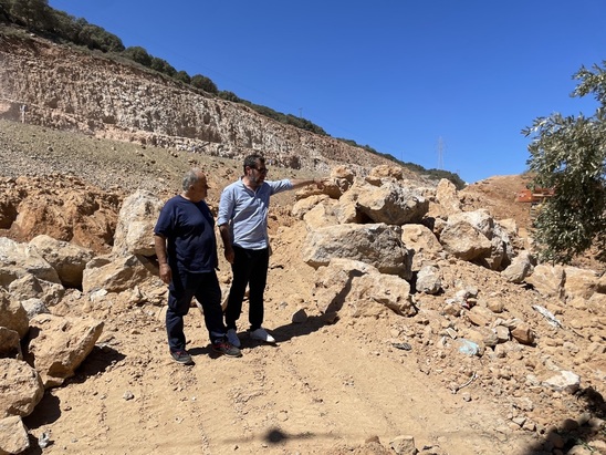 Image: Αυτοψία Ανδρουλάκη στο εργοτάξιο του ΒΟΑΚ για την προστασία των Λιμνών