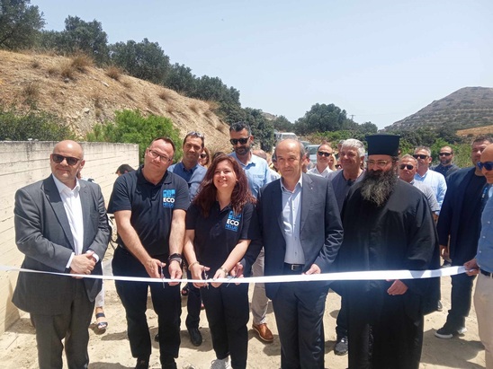 Image: Στα εγκαίνια της εταιρίας ECO HELLAS - Βιοαέριο Ιεράπετρας ο Δήμαρχος