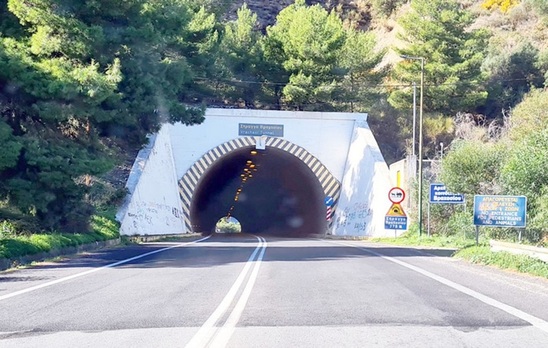 Image: Έκτακτες εργασίες συντήρησης φωτισμού Σήραγγας Βραχασίου