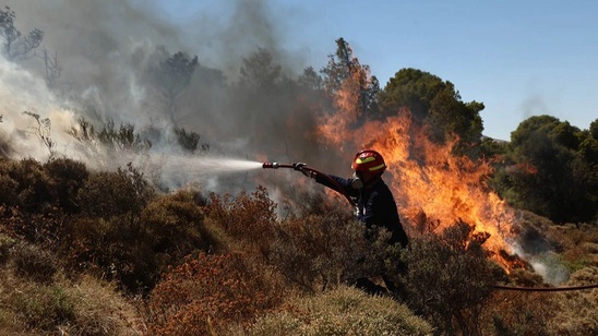 Image: Πολύ υψηλός κίνδυνος πυρκαγιάς σήμερα Πέμπτη 18/07 - Στο «πορτοκαλί» η Κρήτη