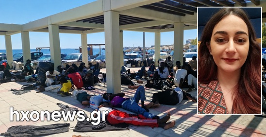 Image: Σοφία Γενειατάκη στον Ηχώ 99,8: «Να βρεθεί άμεσα χώρος με ανθρώπινες συνθήκες για τους μετανάστες»