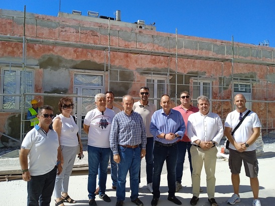 Image: Επίσκεψη σε έργα αναβάθμισης στο 1ο Γυμνάσιο και 3ο Δημοτικό Ιεράπετρας στο πλαίσιο του προγράμματος «Μαριέττα Γιαννάκου»