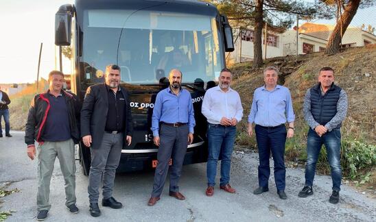 Image: Επίσκεψη Περιφερειάρχη Κρήτης στο Οροπέδιο Λασιθίου