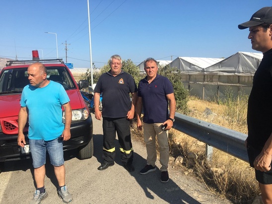 Image: Υπό έλεγχο η φωτιά στον Κουτσουρά Μακρύ Γιαλού