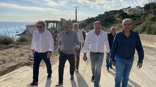 Image: Στις πληγείσες περιοχές της Ιεράπετρας Πλακιωτάκης και Φραγκούλης
