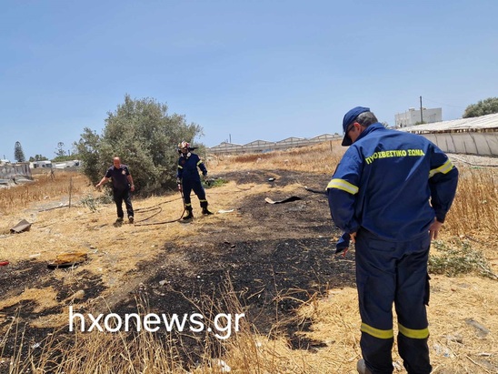 Image:  Πυρκαγιά από τσιγάρο στην έξοδο προς Γρα-Λυγιά (Βίντεο)