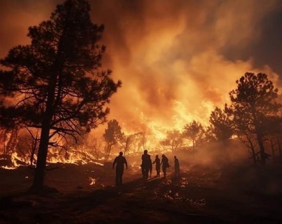 Image: Ανεξέλεγκτη σε τρία μέτωπα η πυρκαγιά στη Ρόδο - Μεγάλη αναζωπύρωση στο χωριό Ασκληπιείο