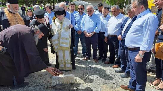 Image: Μπήκε ο θεμέλιος λίθος του νέου Διοικητηρίου της Περιφέρειας Κρήτης