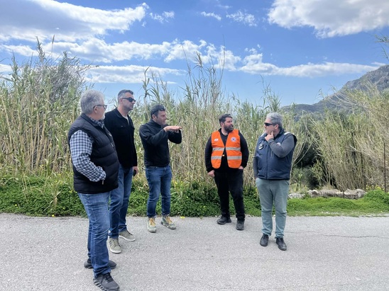 Image: Αυτοψία στον Άγιο Ιωάννη για τις καθιζήσεις εδάφους