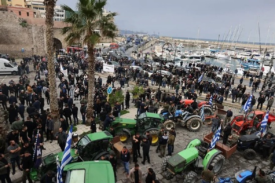 Image: Στην Αθήνα οι αγρότες της Κρήτης: Σήμερα η κρίσιμη συνάντηση με τον υπουργό