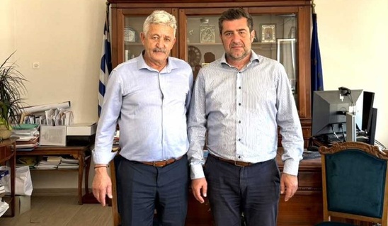 Image: Συνάντηση Αντιπεριφερειάρχη Λασιθίου με τον Δήμαρχο Οροπεδίου Λασιθίου