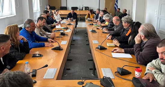 Image: Συνάντηση Αντιπεριφερειάρχη Λασιθίου με εκπροσώπους των αθλητικών σωματείων της Περιφερειακής Ενότητας Λασιθίου