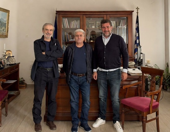 Image: Φράγμα Κρούστα: Συνάντηση για την προώθηση του έργου στον Αντιπεριφερειάρχη Λασιθίου
