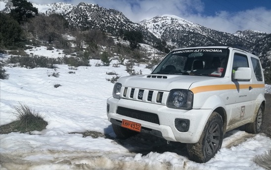 Image: Σε πορτοκαλί συναγερμό η Ιεράπετρα – Υποχρεωτικές αλυσίδες προς τα ορεινά