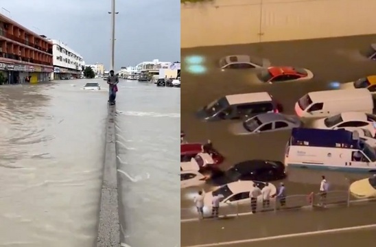 Image: «Πνίγηκε» το Ντουμπάι – «Ιστορικό καιρικό φαινόμενο» οι καταιγίδες στα Εμιράτα