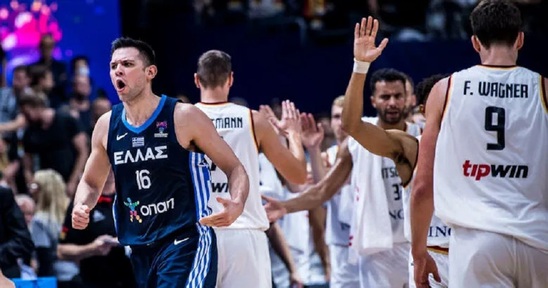 Image: Η Εθνική Ελλάδος δεν τα κατάφερε στον προημιτελικό του Eurobasket, ηττήθηκε 107-96 από την Γερμανία και αποκλείστηκε από την συνέχεια της..