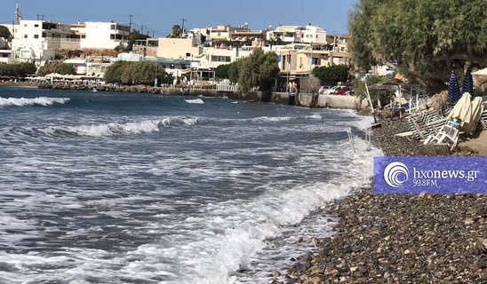 Image: Μακρύ Γιαλός: Κραυγή αγωνίας των επιχειρηματιών για την εξαφάνιση της παραλίας