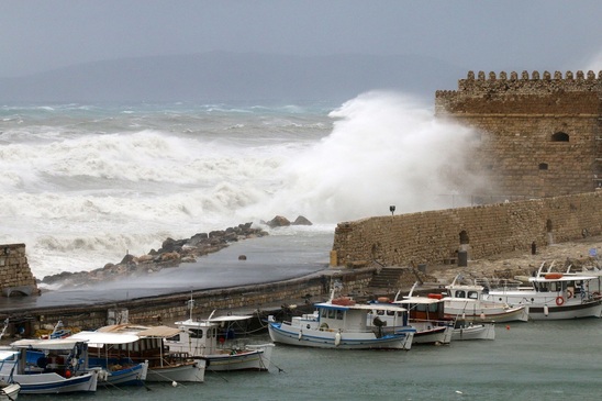 Image: Κρήτη: Συνεχίζεται η κακοκαιρία - Πού αναμένονται βροχές και καταιγίδες