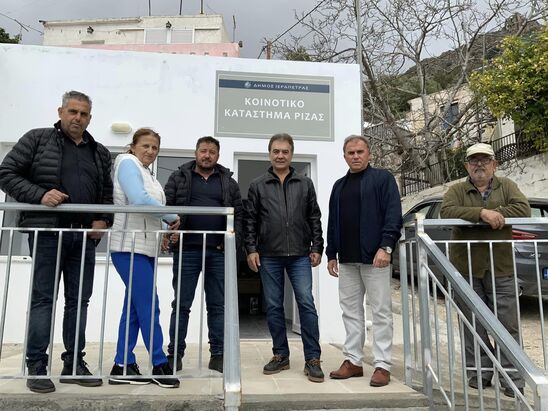 Image: Αποπερατώθηκε η κατασκευή του νέου κοινοτικού καταστήματος Ρίζας