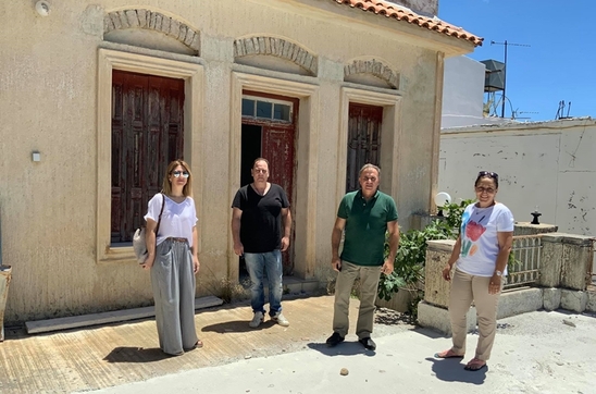 Image: Επίσκεψη του Δημάρχου Ιεράπετρας στις κοινότητες Μεταξοχωρίου και Μαλών